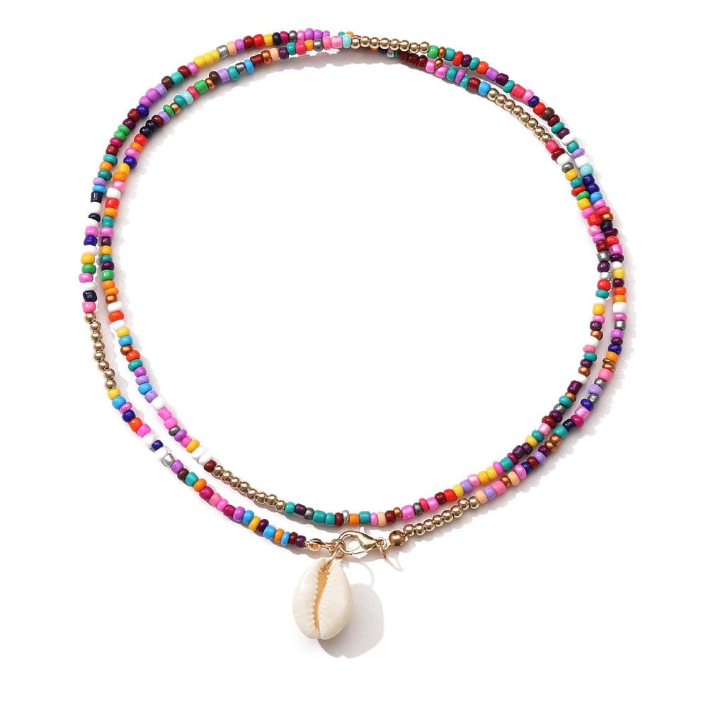 Beaded Shell Necklace