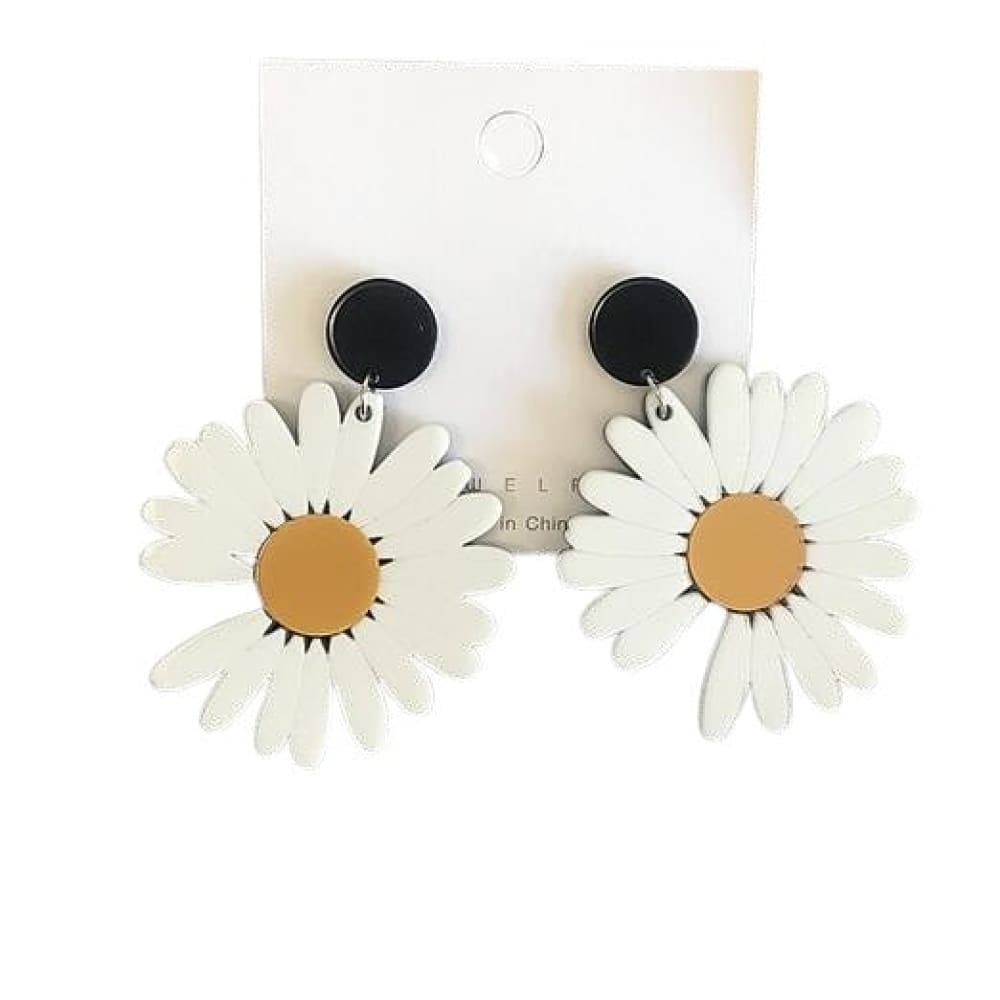 Big Daisy Beach Earrings