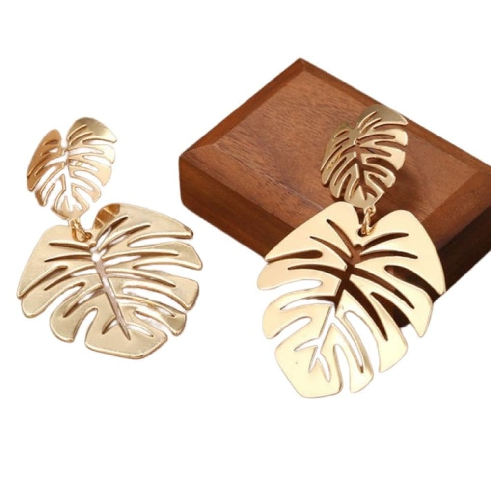 Big Leaf Beach Earrings