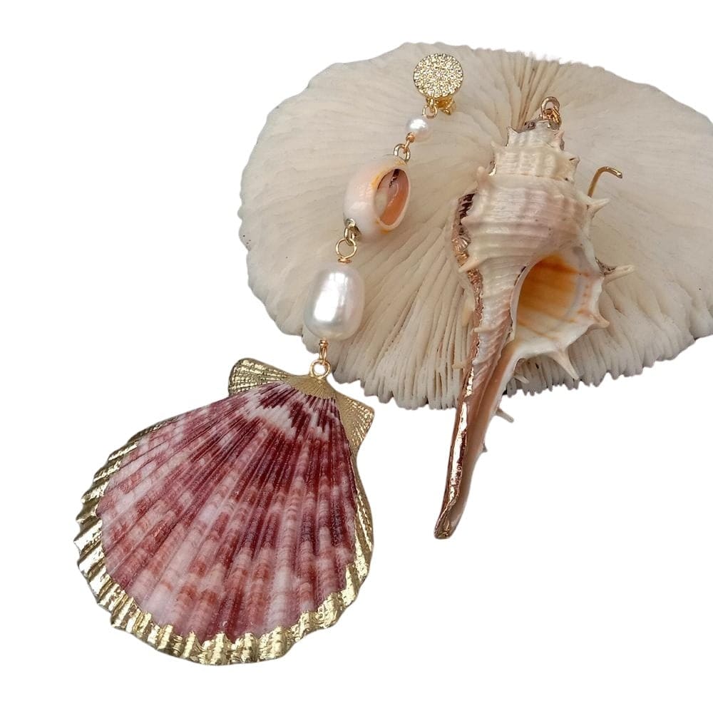 Big Shell Earrings