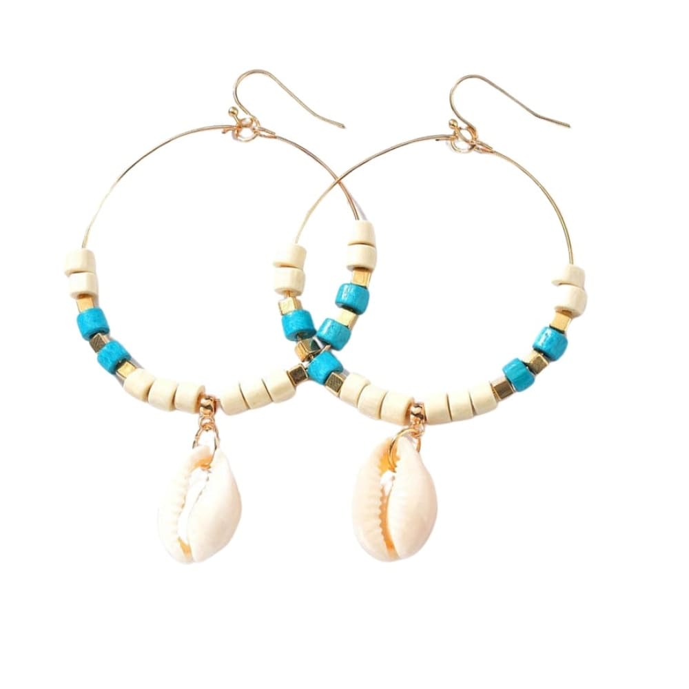 Big Vintage Shell Earrings