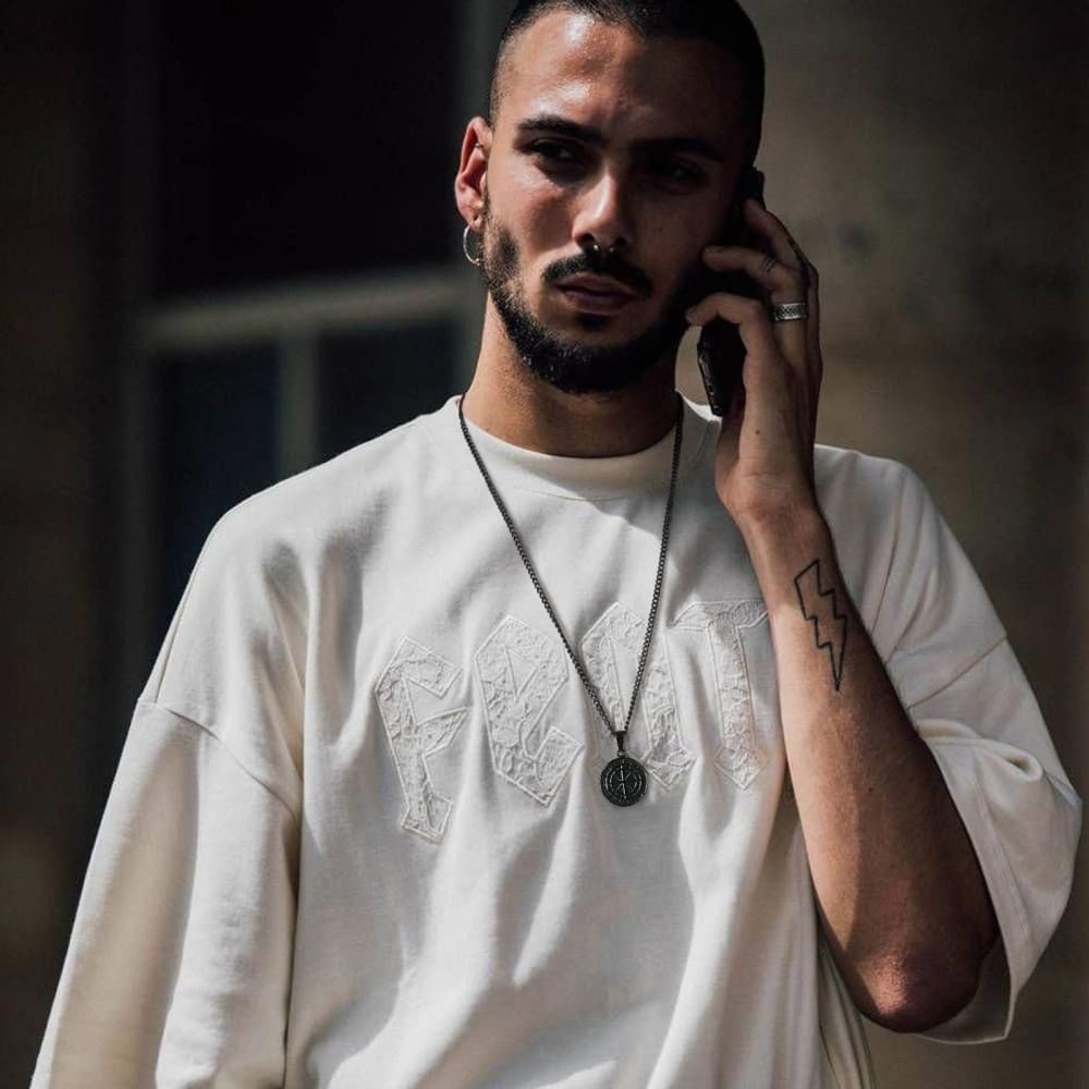 Black Compass Necklace