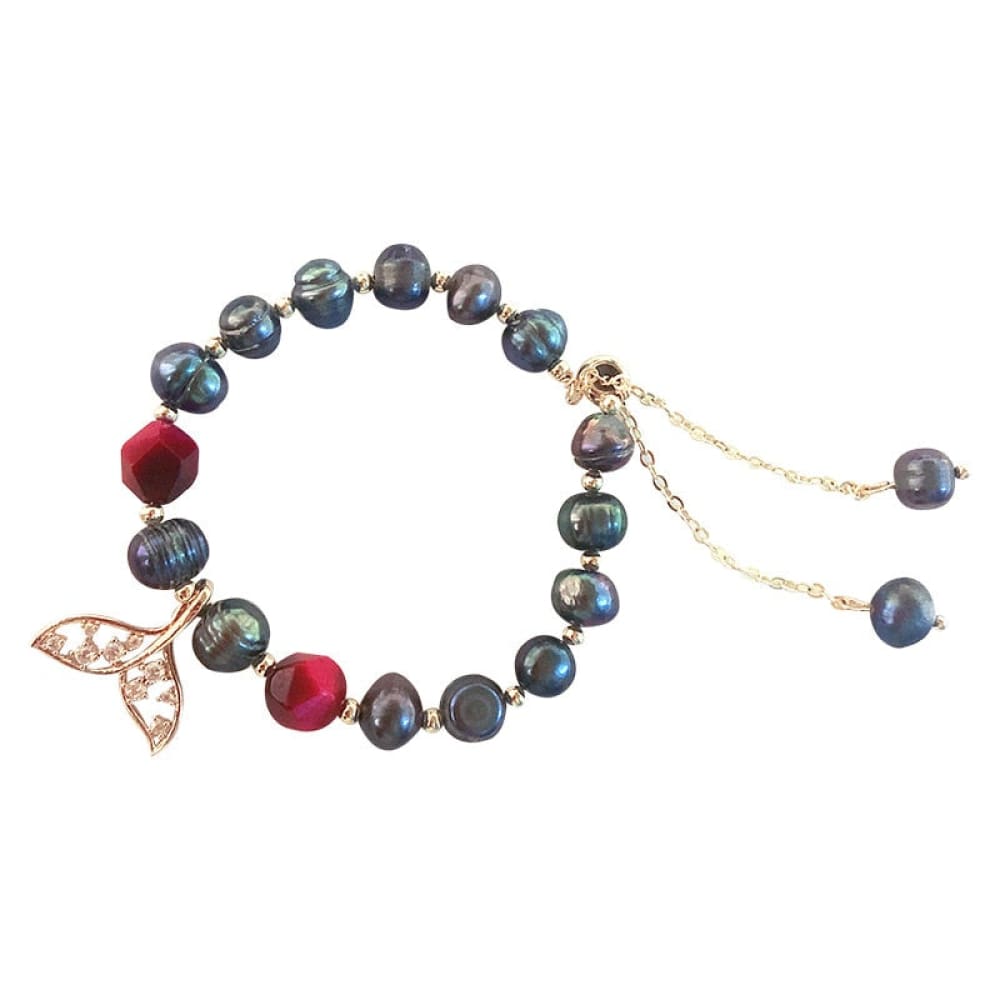 Black Mermaid Tail Bracelet