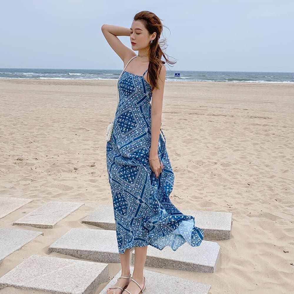 Blue Beach Dress