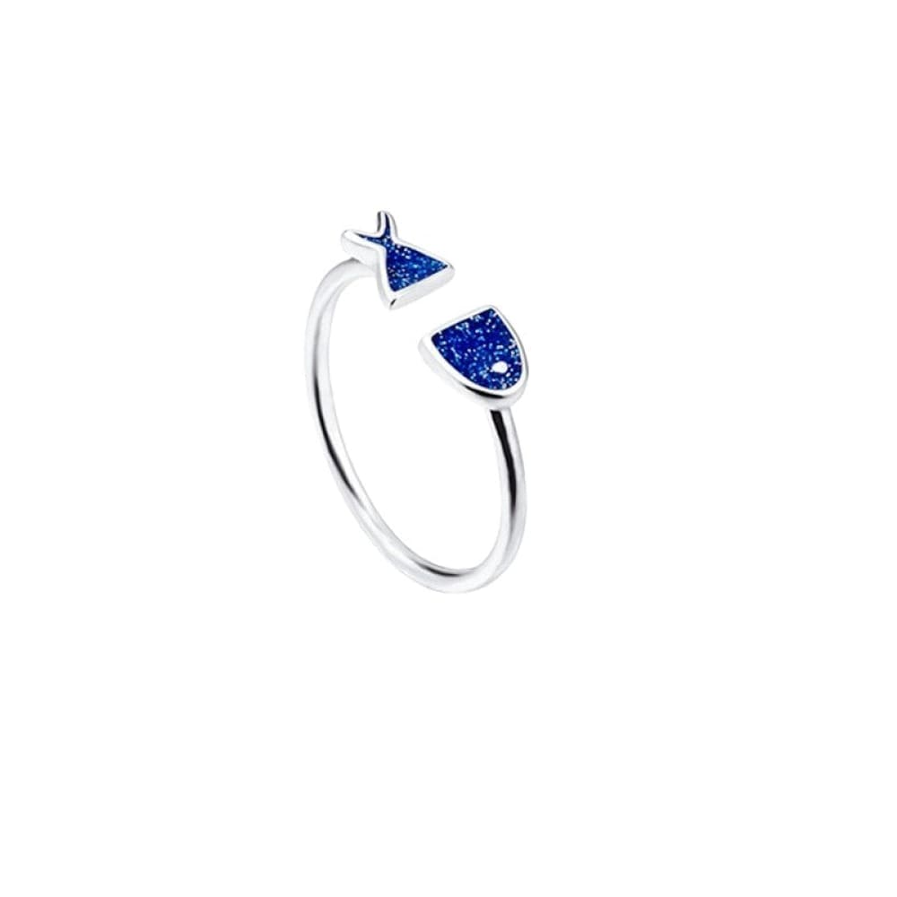 Blue Fish Ring