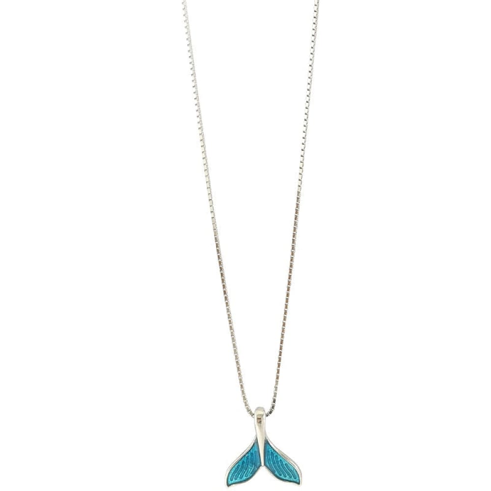 Blue Mermaid Tail Necklace