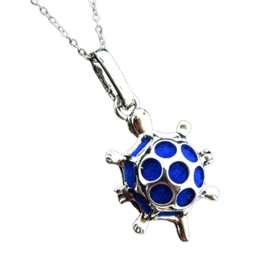 Blue Sea Turtle Necklace
