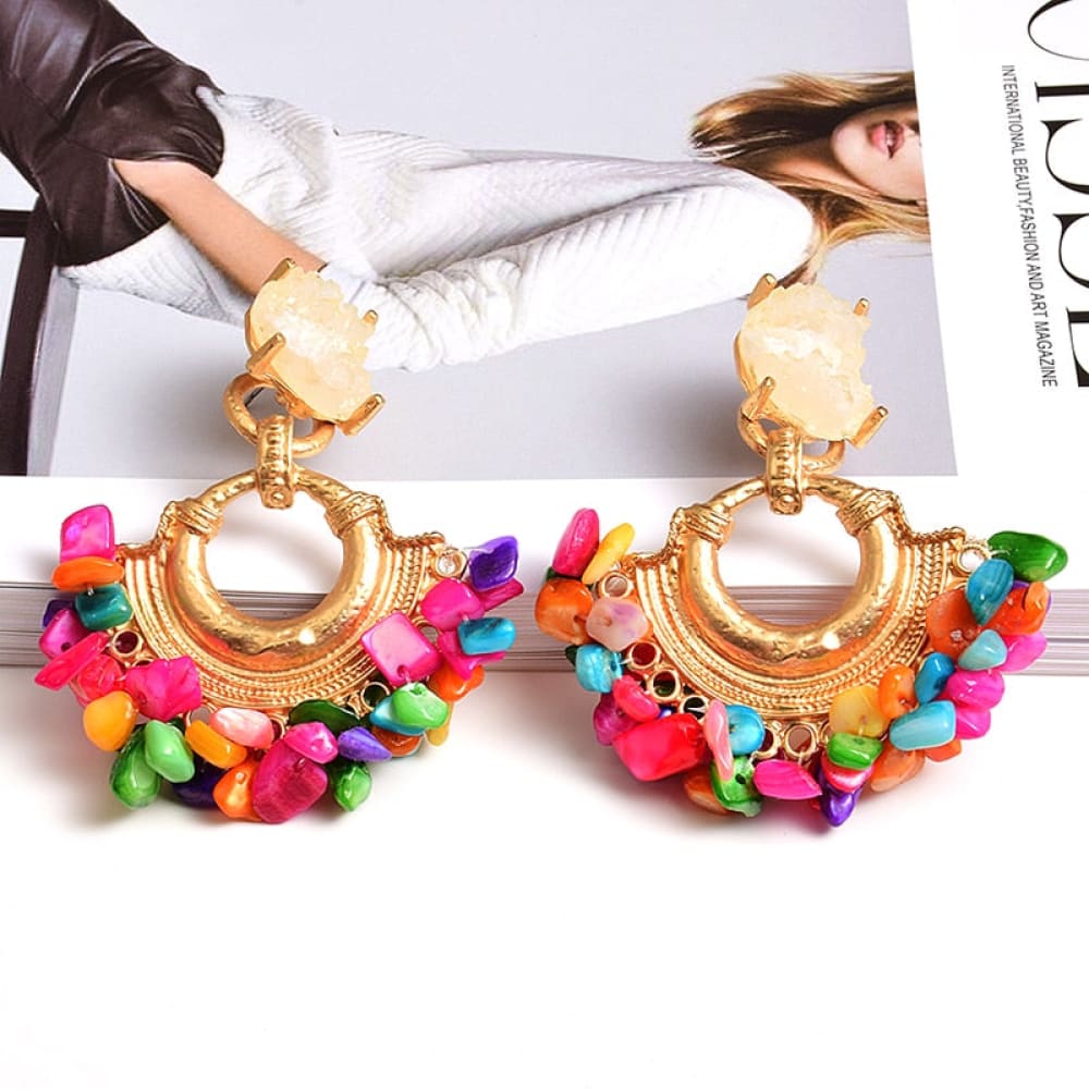 Bohemian Vintage Beach Earrings