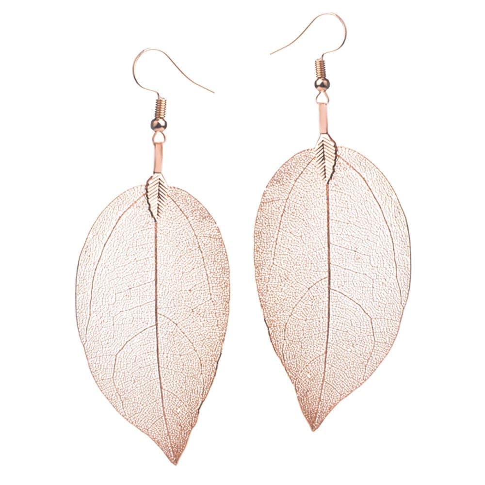 Boho Leaf Beach Earrings