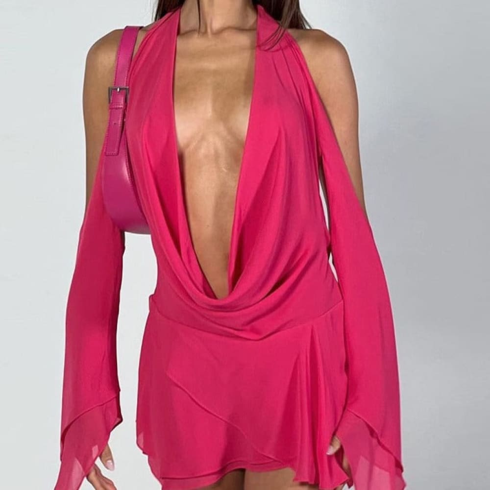 Madeinsea - Bright Pink Beach Dress Madeinsea - Bright Pink Beach Dress