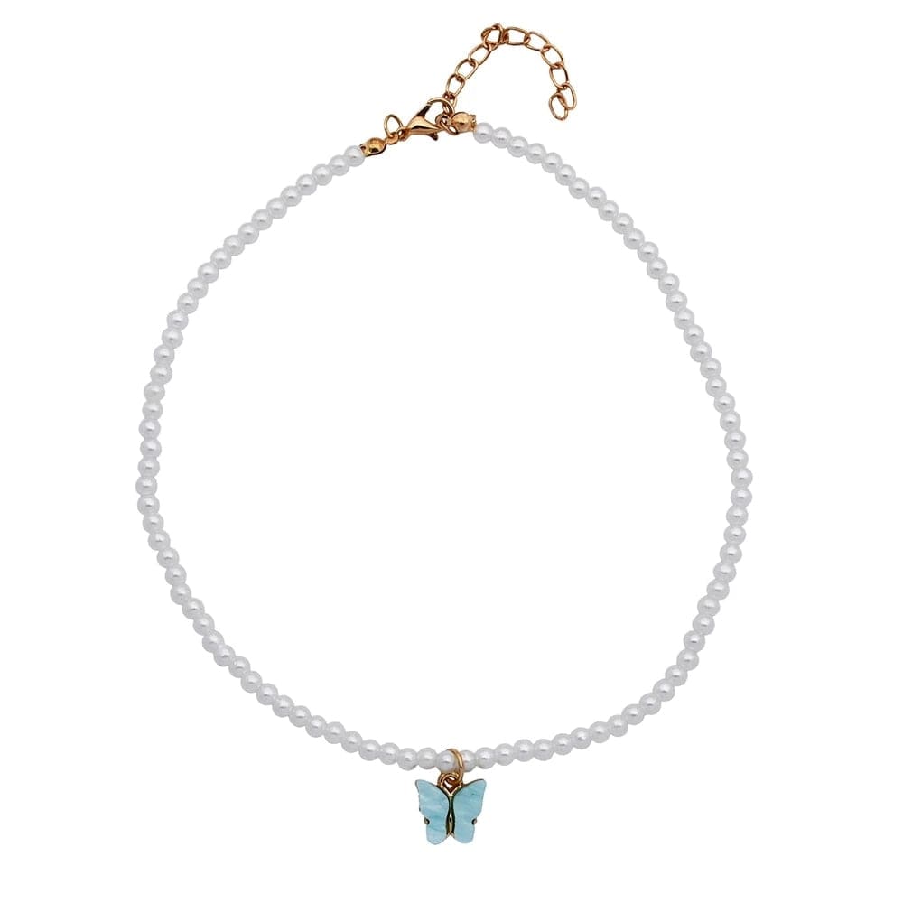 Butterfly Pearl Beach Necklace