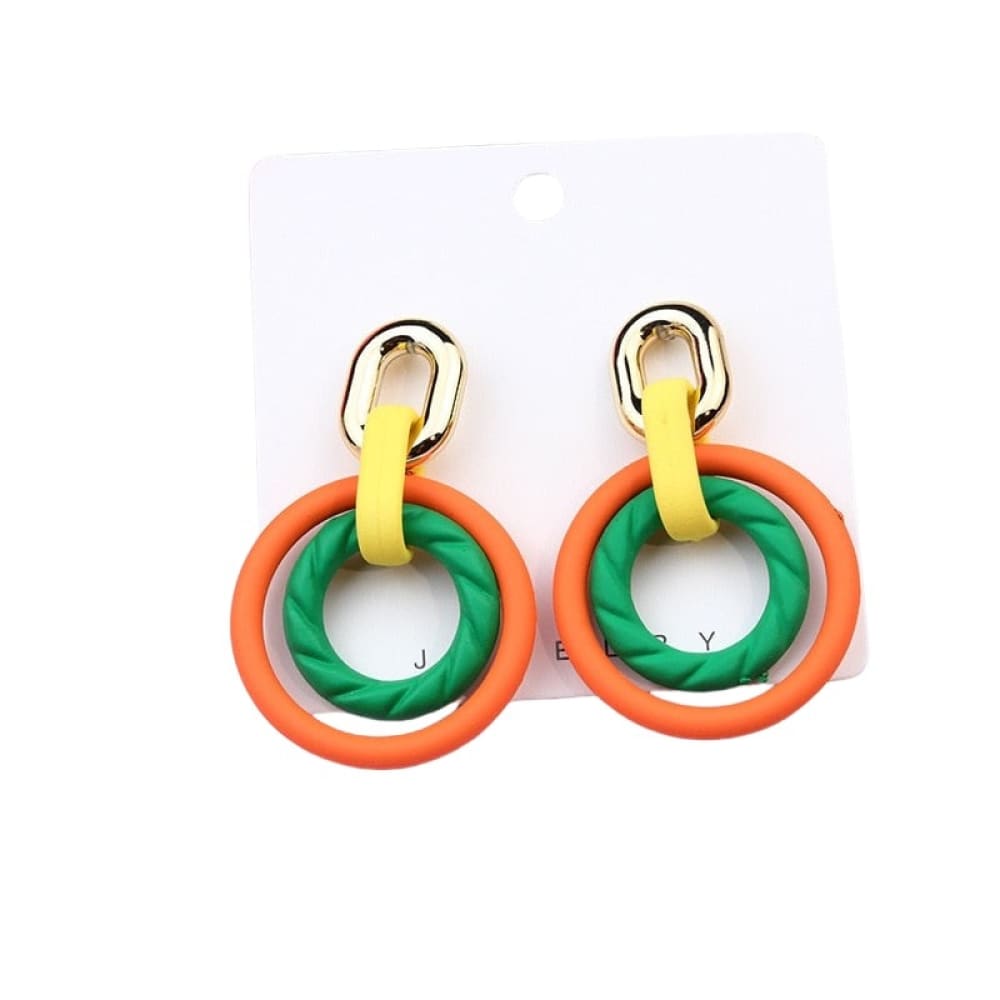 Circular Beach Earrings
