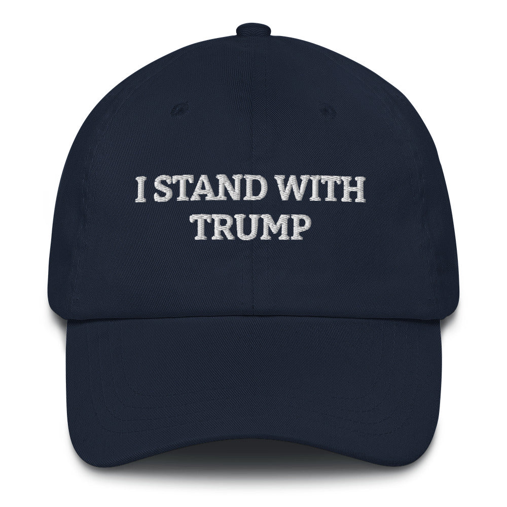 Ich stehe mit Trump-Mütze, Free Trump Dad Hat, Pro America Cap, Republikaner-Mützen, Republikaner-Geschenke, Konservative Mütze, FJB Baseball-Mütze