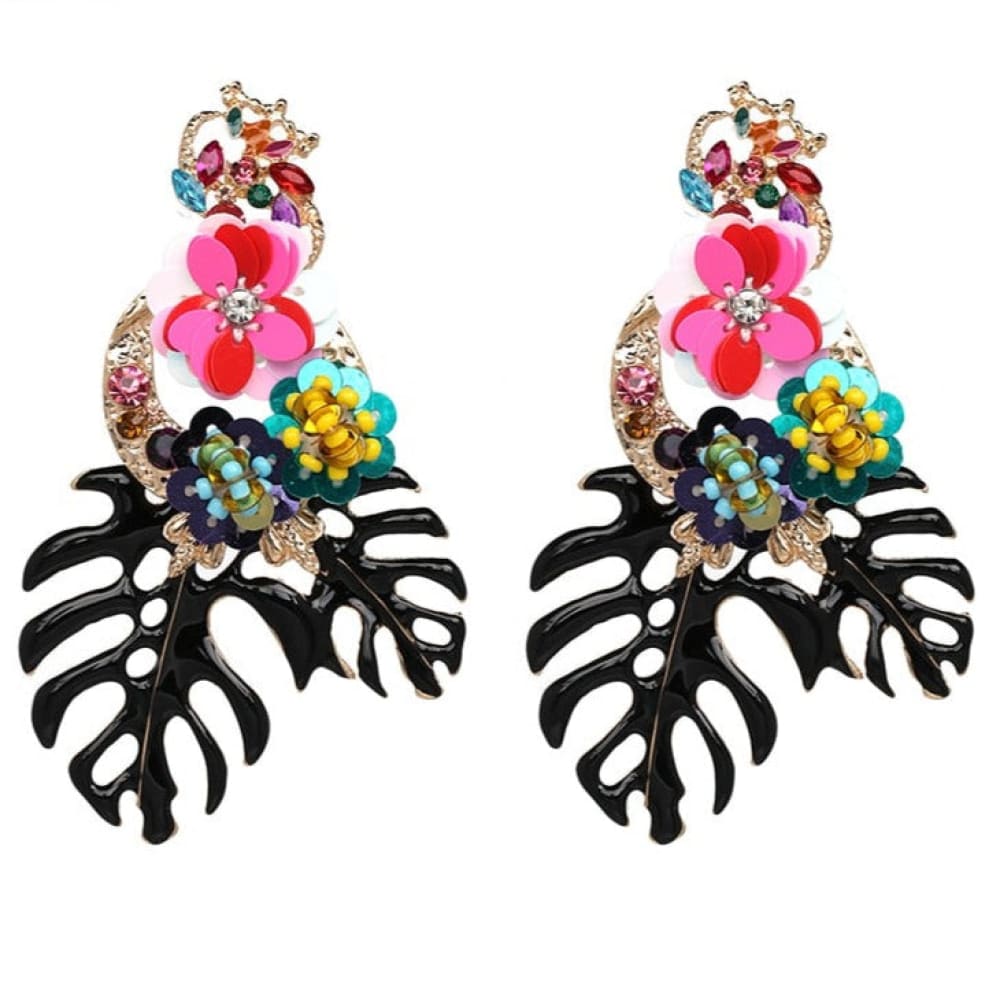 Colorful Boho Beach Earrings