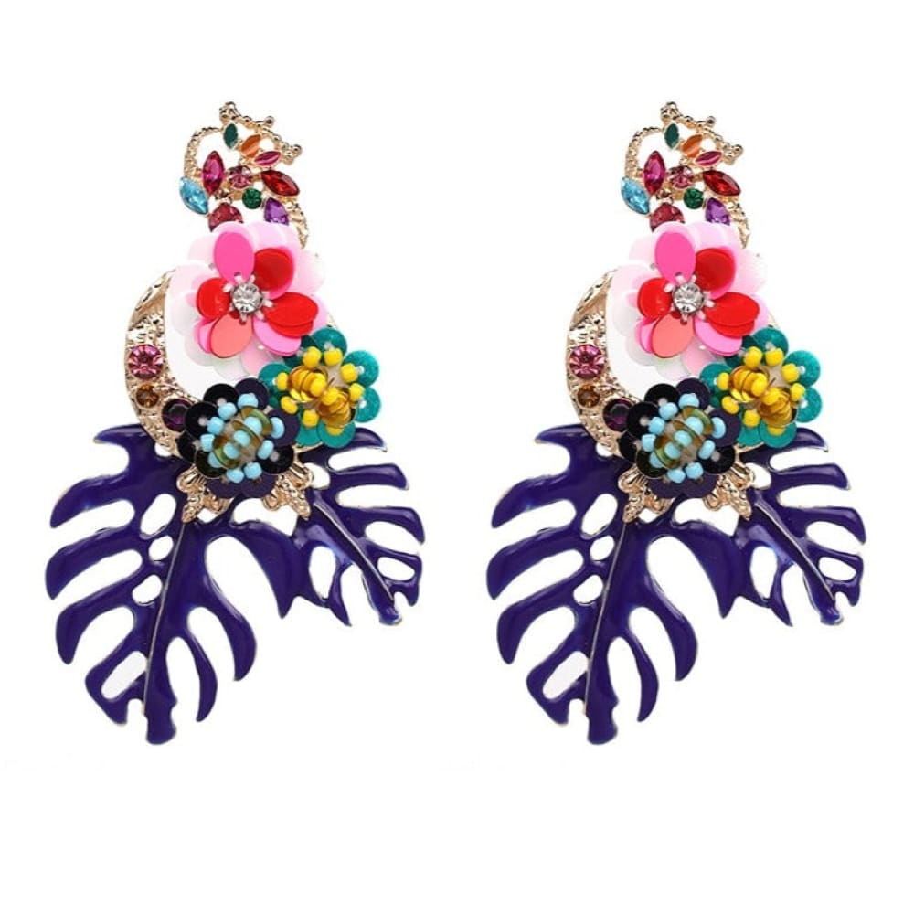 Colorful Boho Beach Earrings