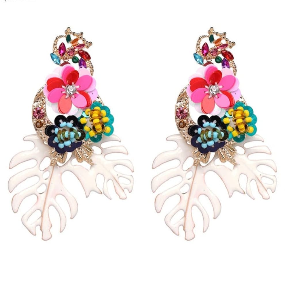 Colorful Boho Beach Earrings