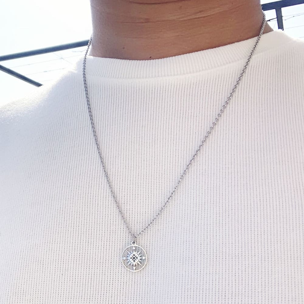 Compass Charm Necklace