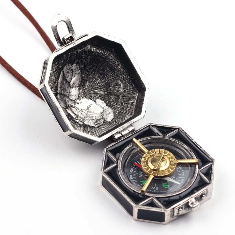 Compass Locket Necklace