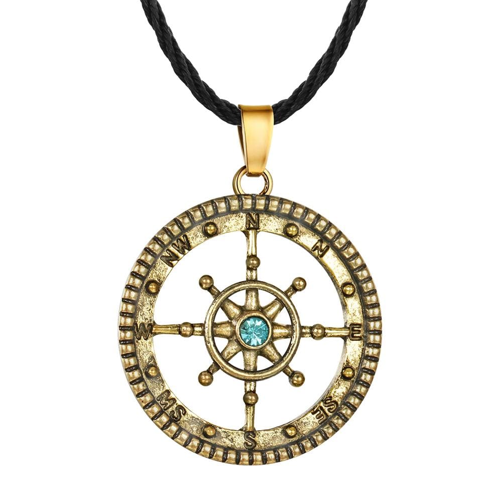 Compass Medallion Necklace