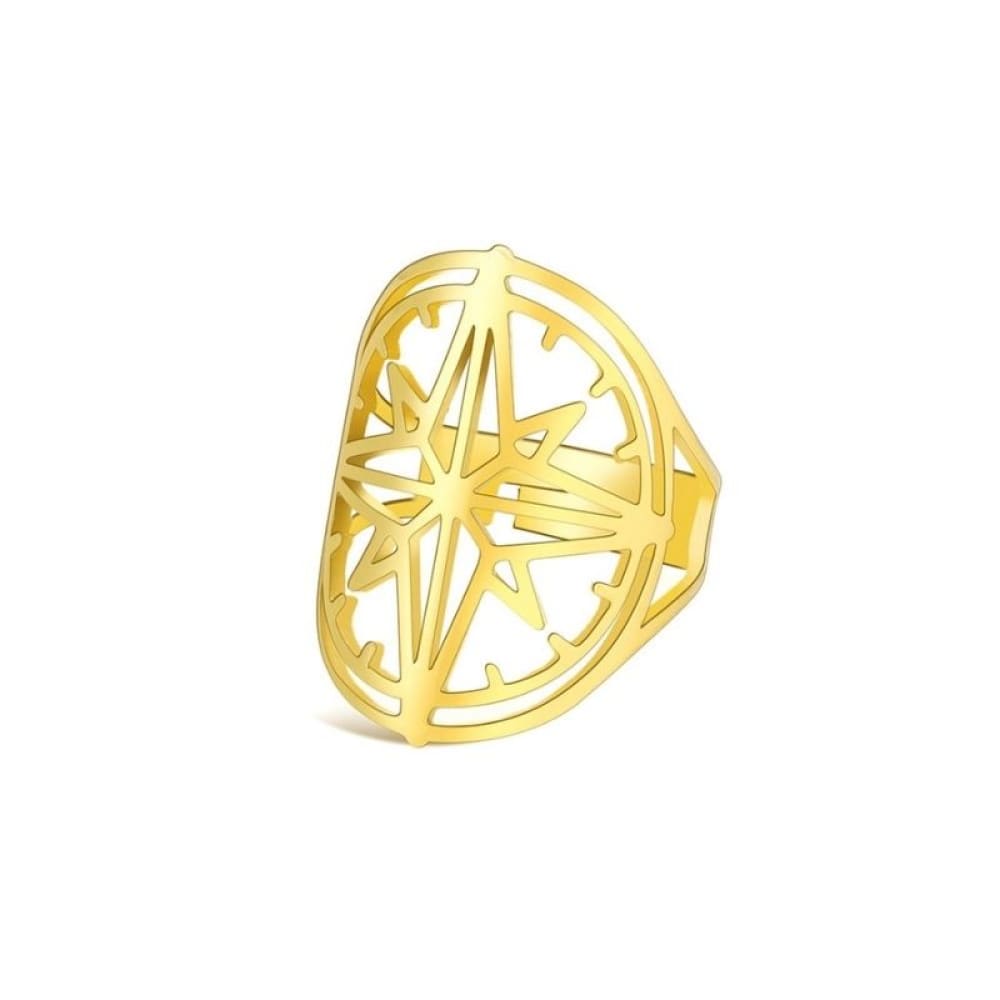 Compass Ring Womens