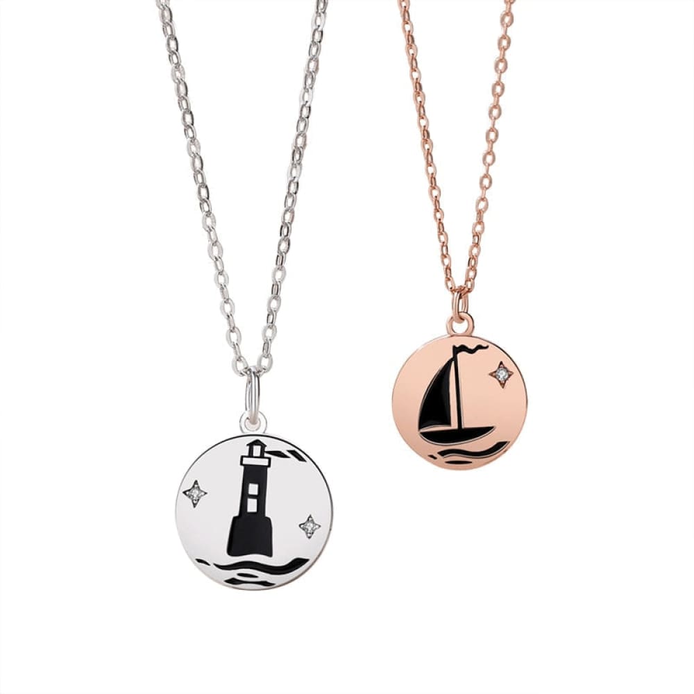 Couple Lighthouse Necklace