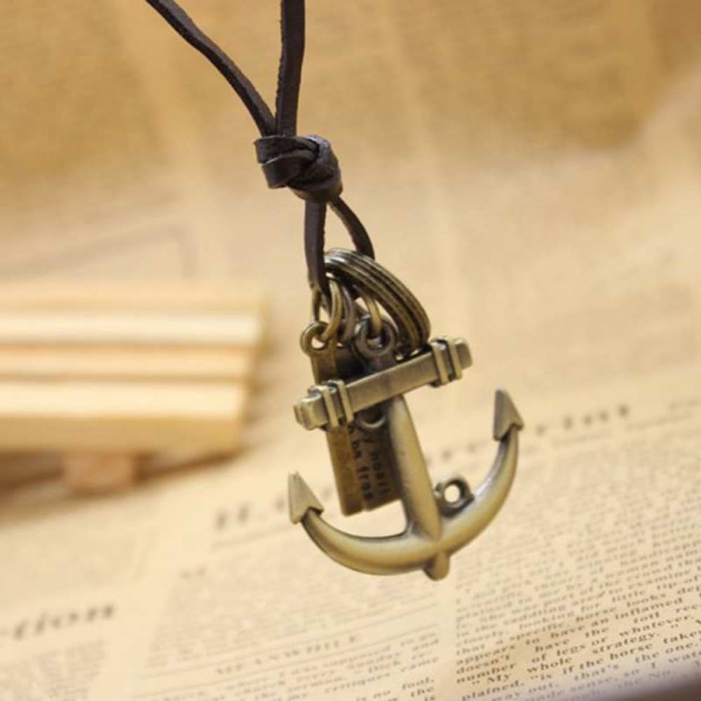 Cross Anchor Necklace