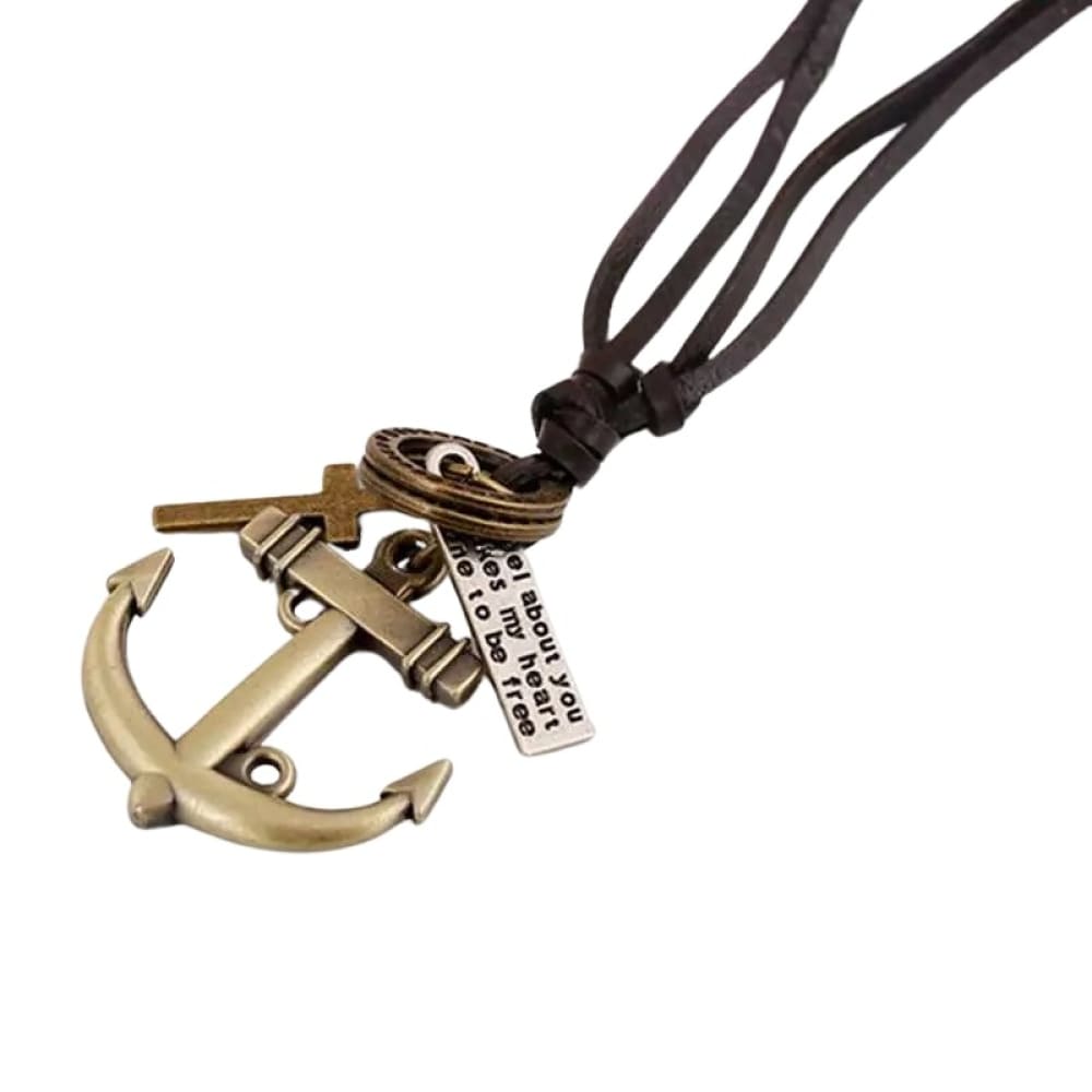 Cross Anchor Necklace