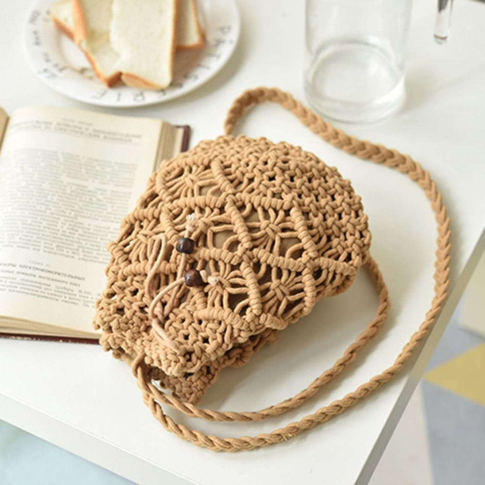 Crossbody Weave Beach Bag