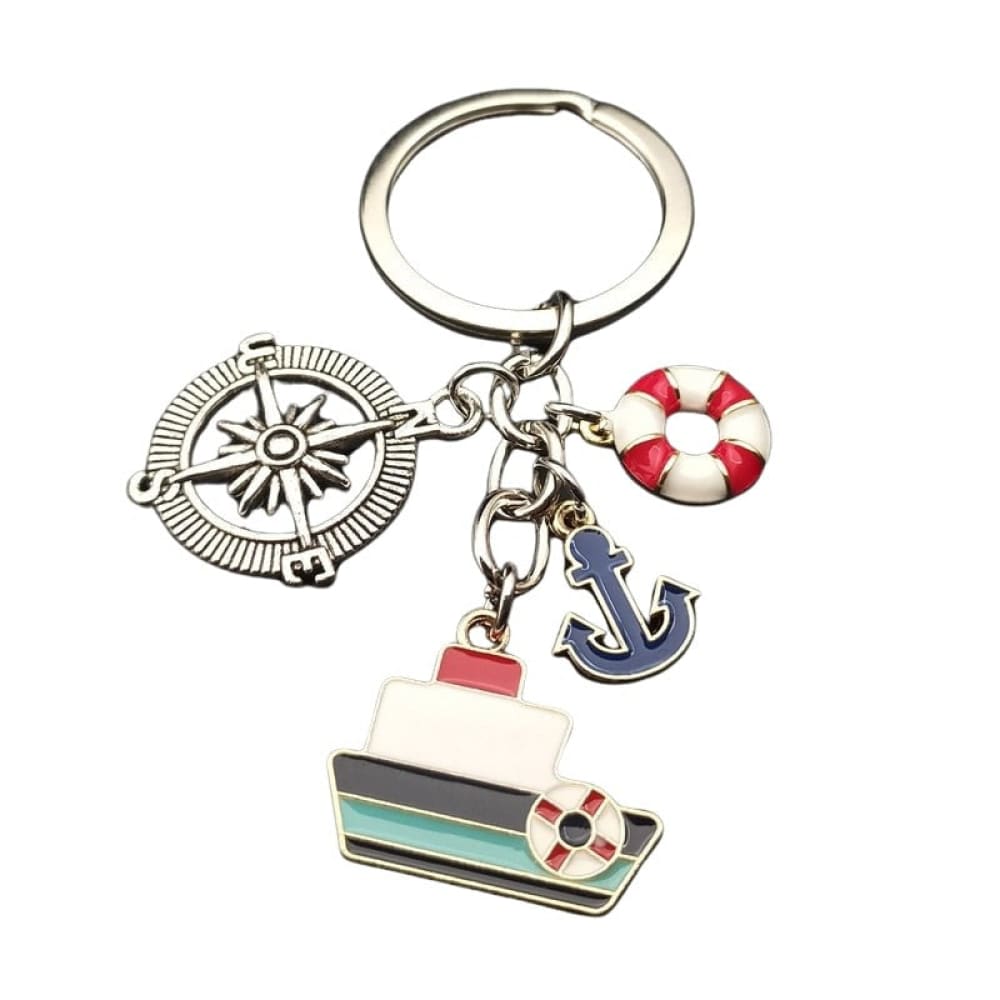 Cute Boat Keychain