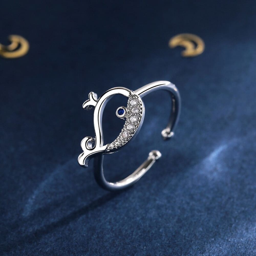 Cute Whale Ring