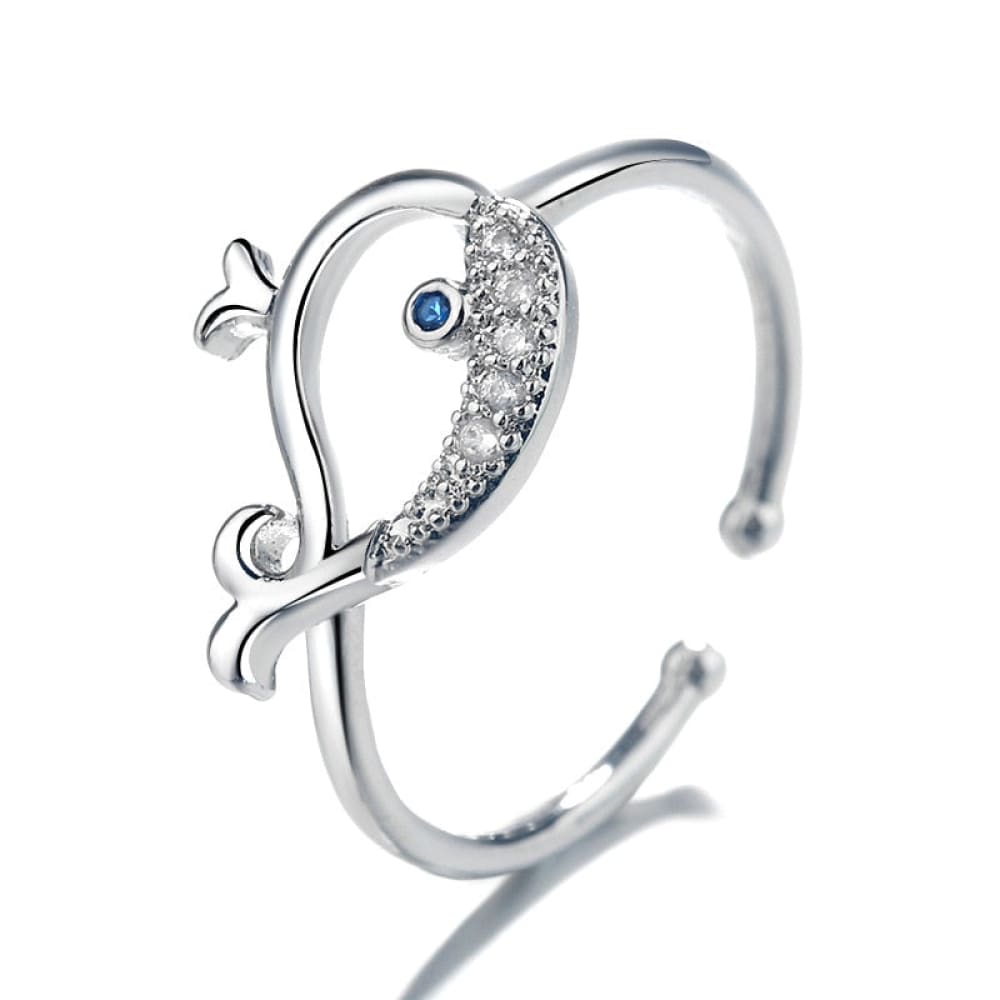 Cute Whale Ring
