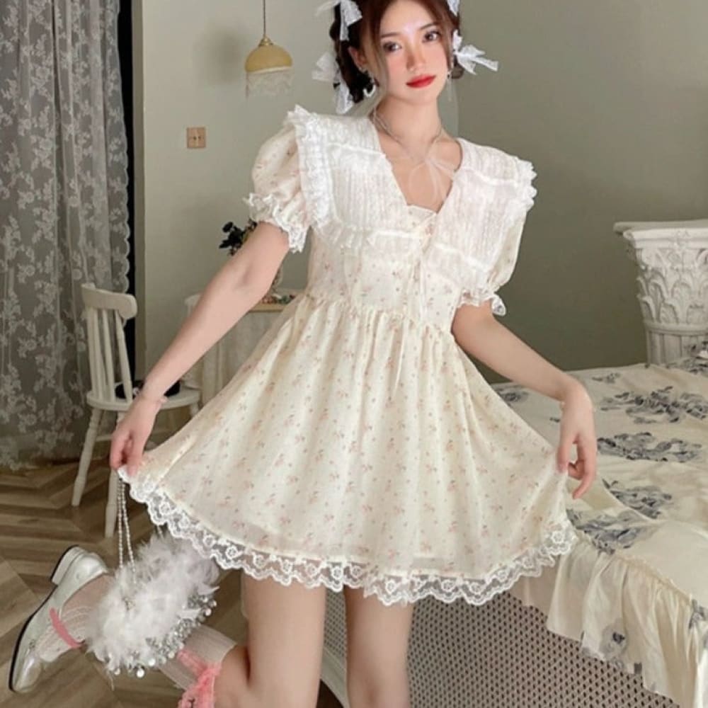 Madeinsea - Cute White Sailor Dress Madeinsea - Cute White Sailor Dress