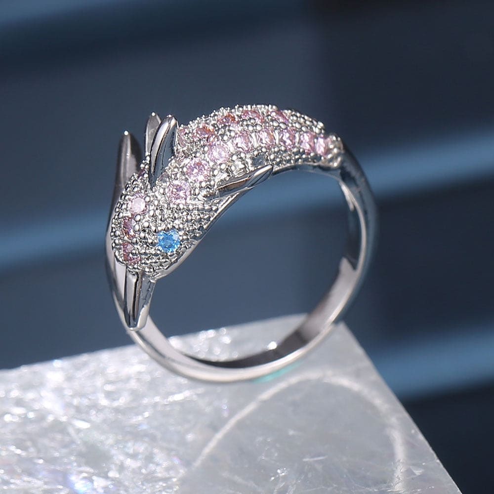 Diamond Dolphin Ring
