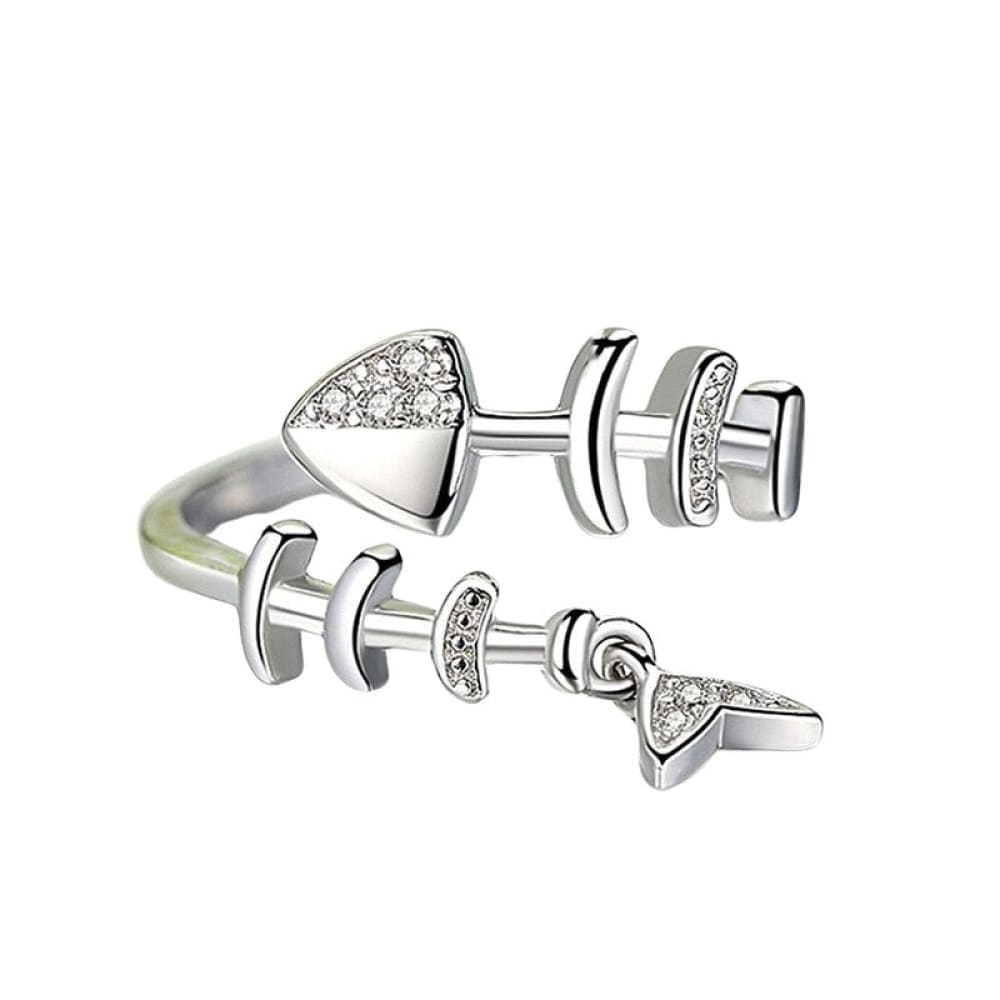 Diamond Fish Ring