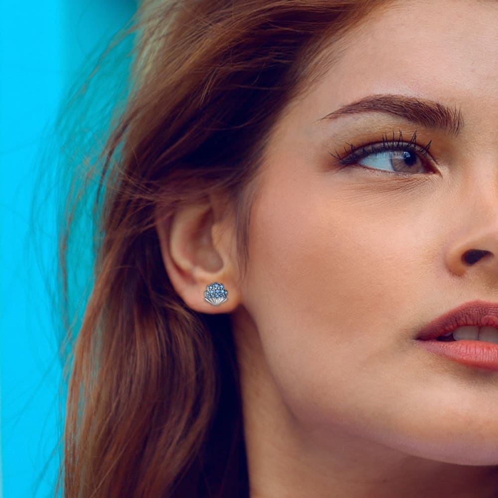 Diamond Starfish Earrings