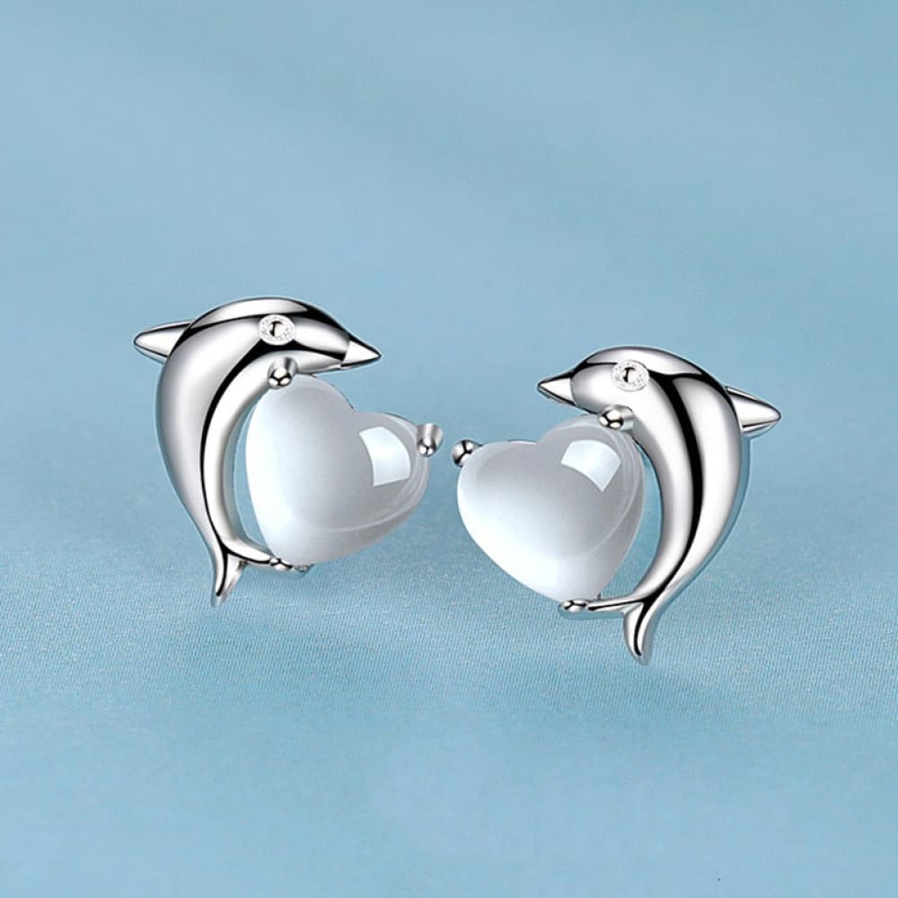 Dolphin Stud Earrings