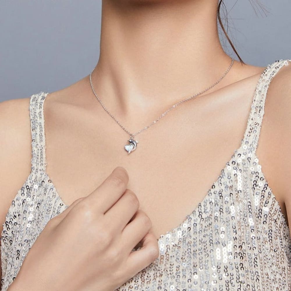 Dolphin Urn Necklace