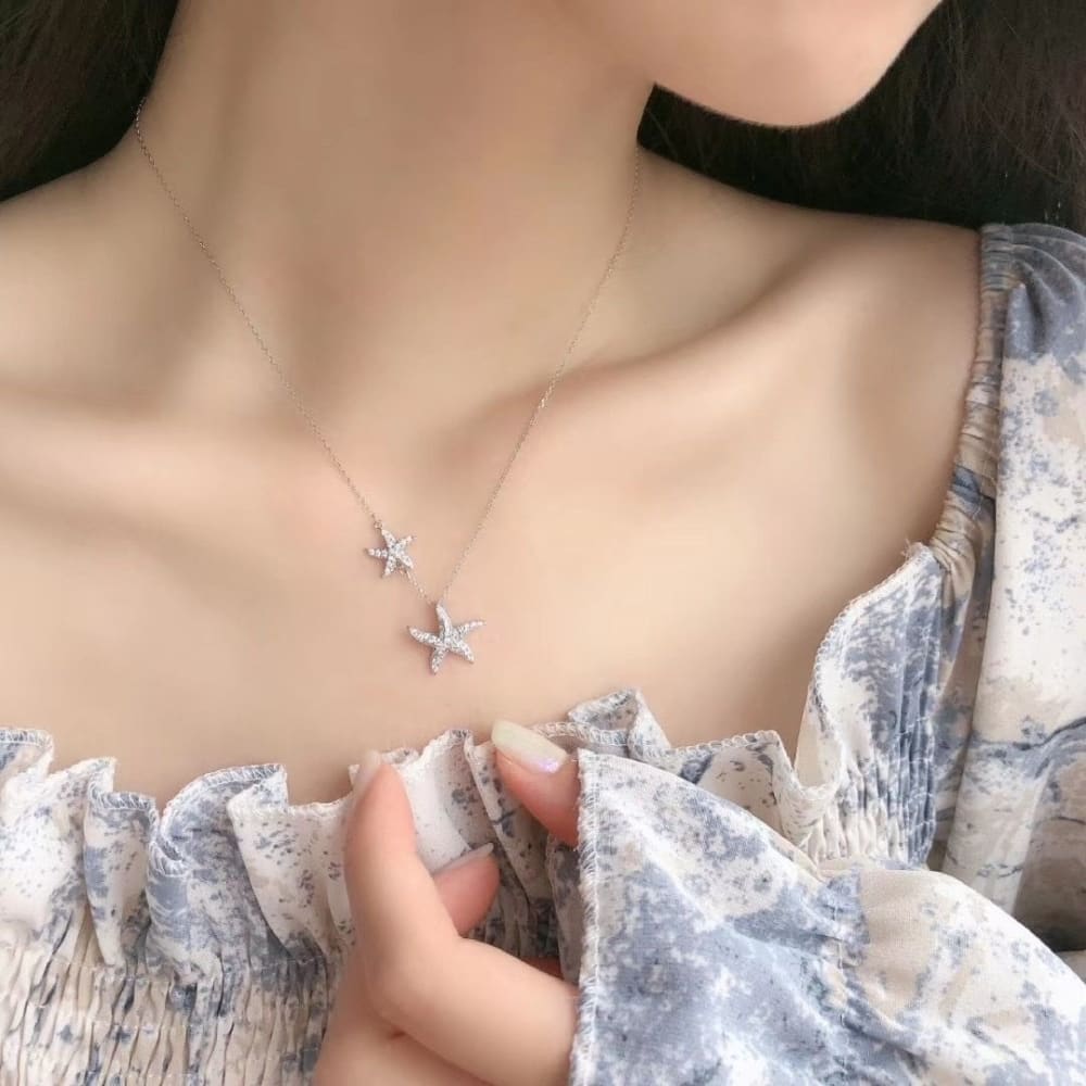Double Starfish Necklace