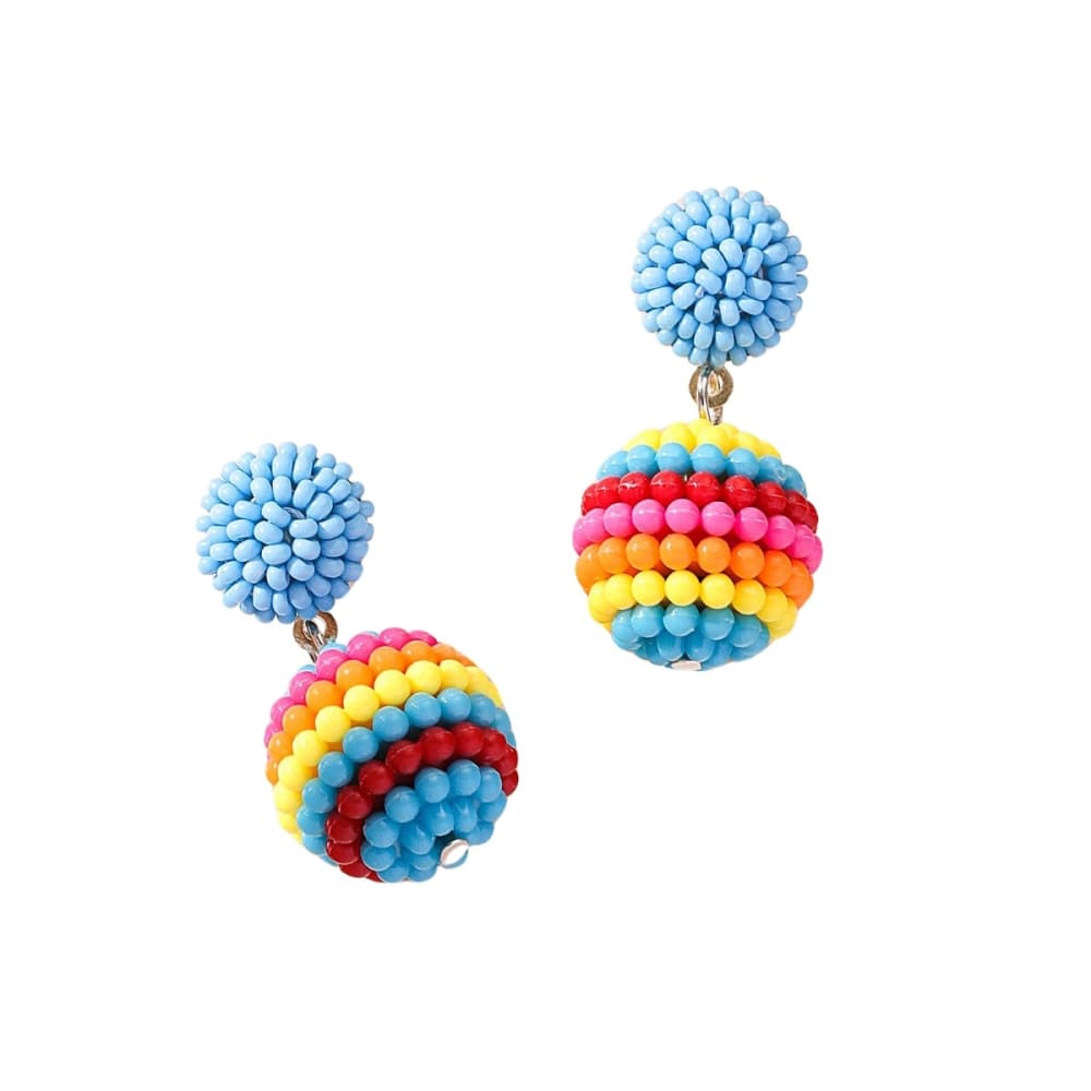 Drop Ball Beach Earrings