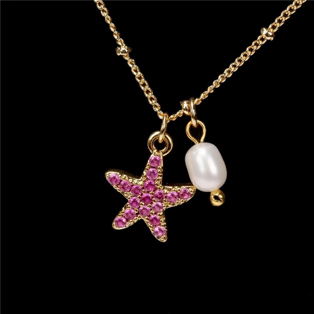 Elegant Starfish Necklace