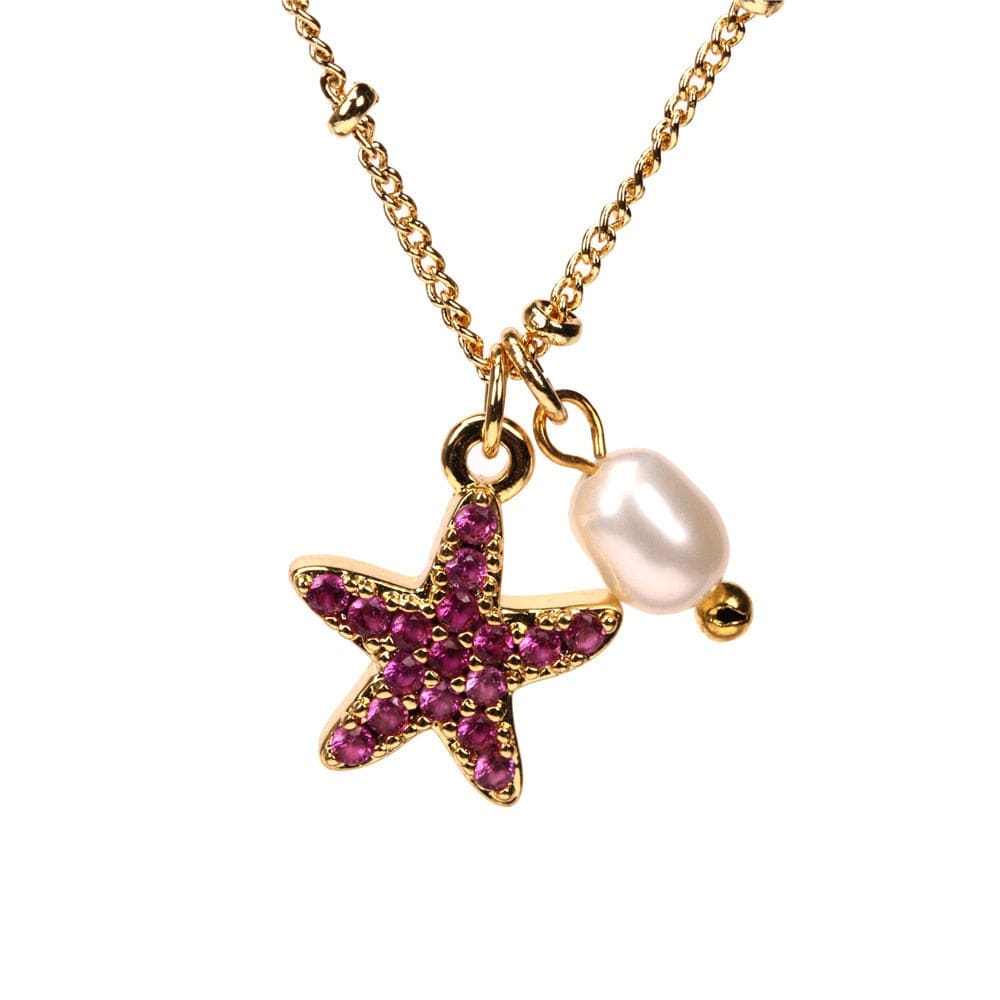 Elegant Starfish Necklace