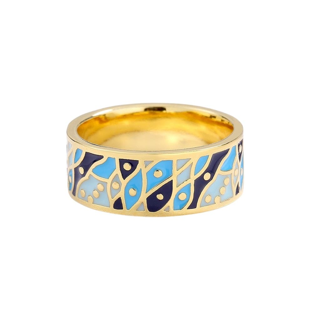 Enamel Fish Ring