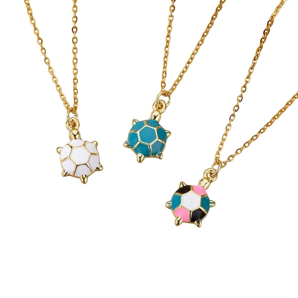 Enamel Sea Turtle Necklace