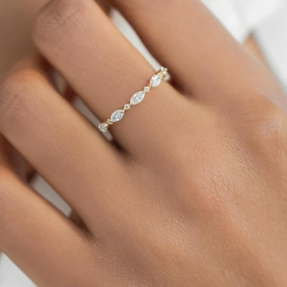 Eye Crystal Beach Ring