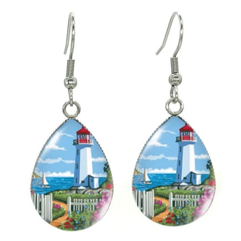 Fantasy Lighthouse Earrings