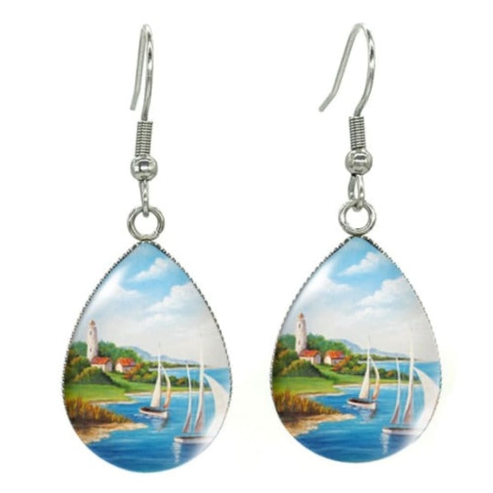 Fantasy Lighthouse Earrings