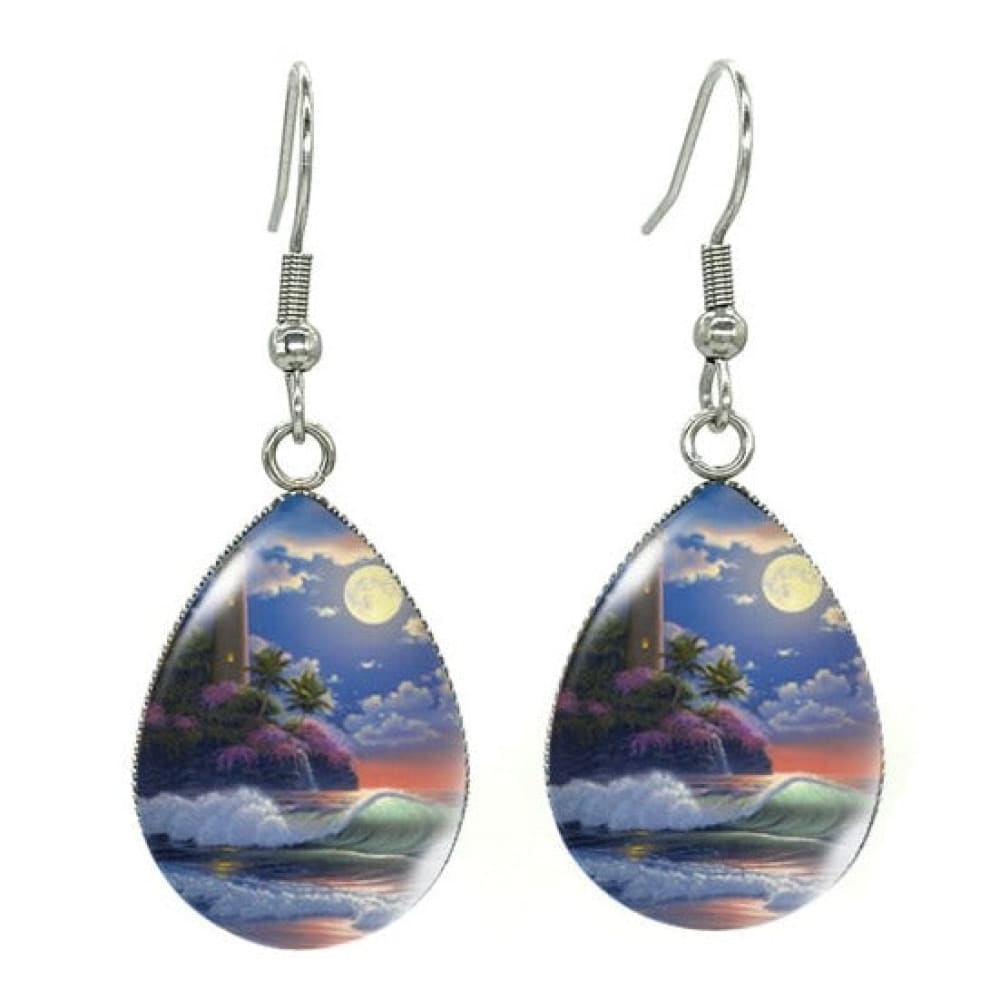 Fantasy Lighthouse Earrings