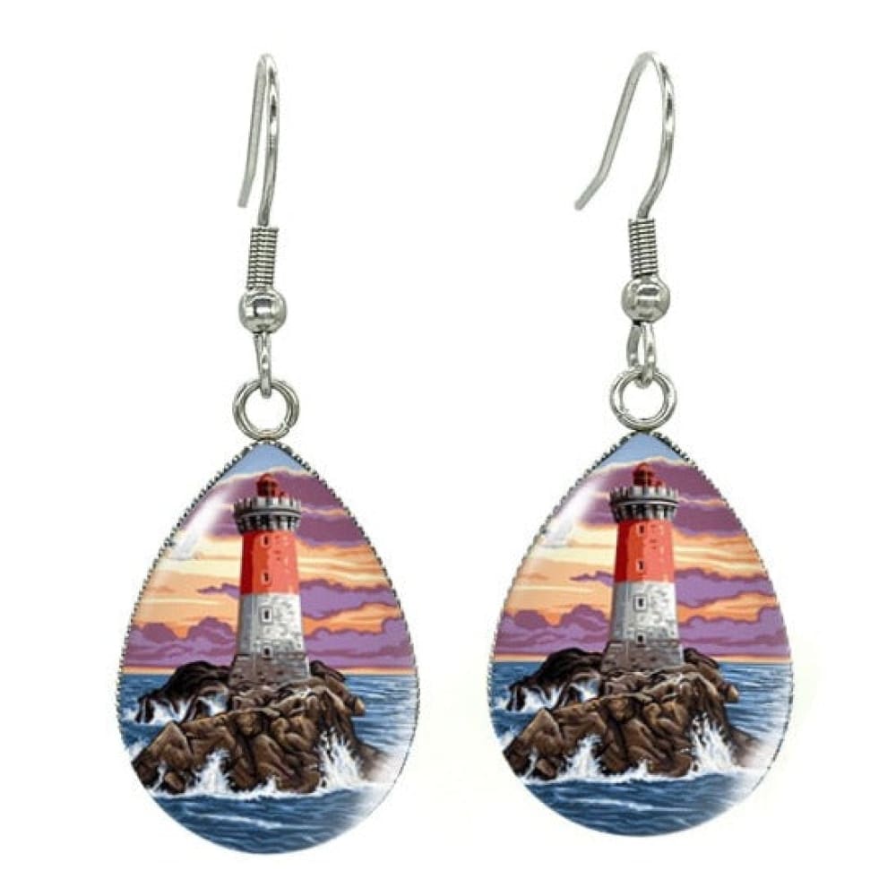 Fantasy Lighthouse Earrings