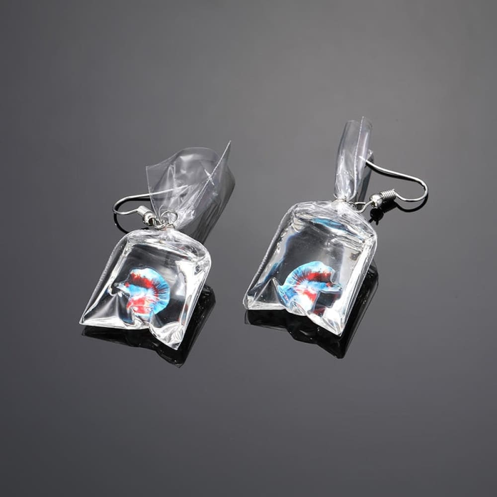 Fish Bag Earrings