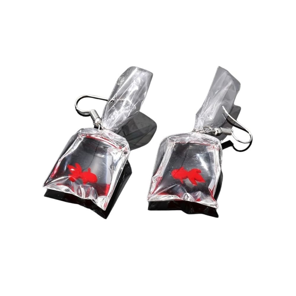 Fish Bag Earrings